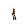 bodystocking en dentelle au crochet sans couture et résille noire 
